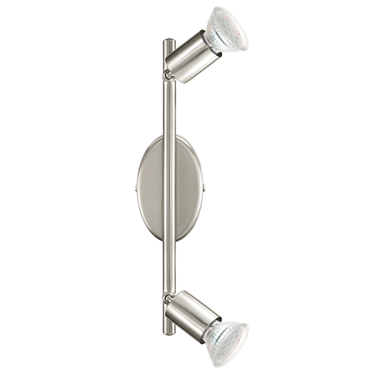 Метален спот, satin nickel, eglo, buzz-led, led 2x3w, 3000k, 2x200lm, 92596