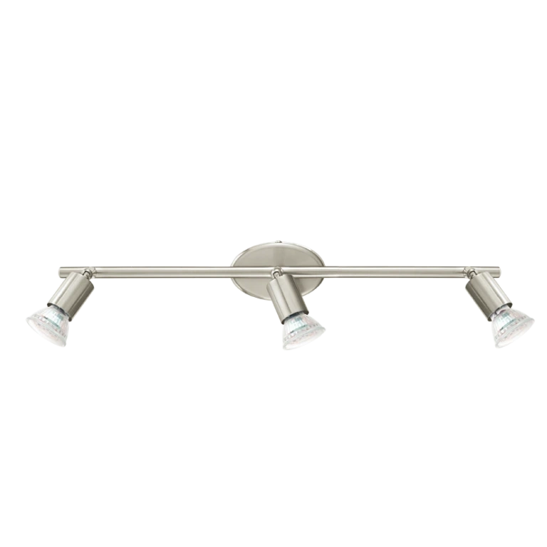 Метален спот, satin nickel, eglo, buzz-led, led 3x3w, 3000k, 3x200lm, 92597