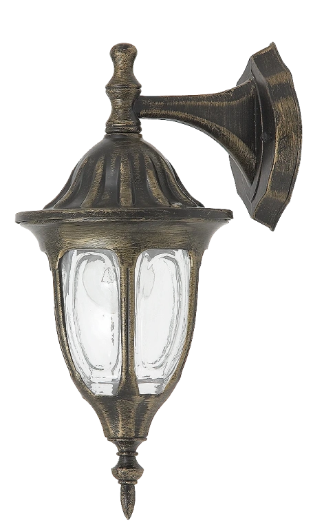 Метален градински аплик, antique gold, rabalux, milano, 1x60w, 8371