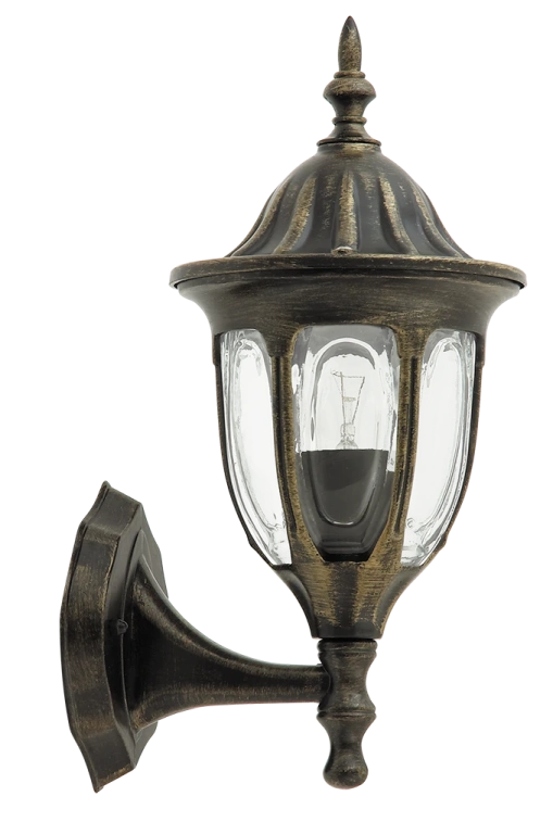 метален градински аплик, antique gold, rabalux, milano, 1x60w, 8372