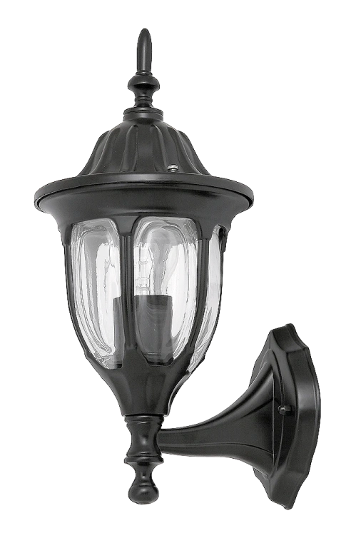 Метален градински аплик, black, rabalux, milano, 1x60w, 8342