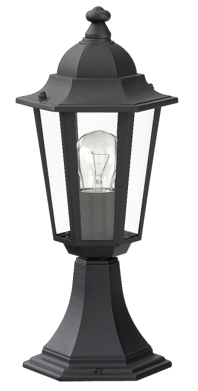 метално градинско тяло, black, rabalux, velence, 1x60w, 8206