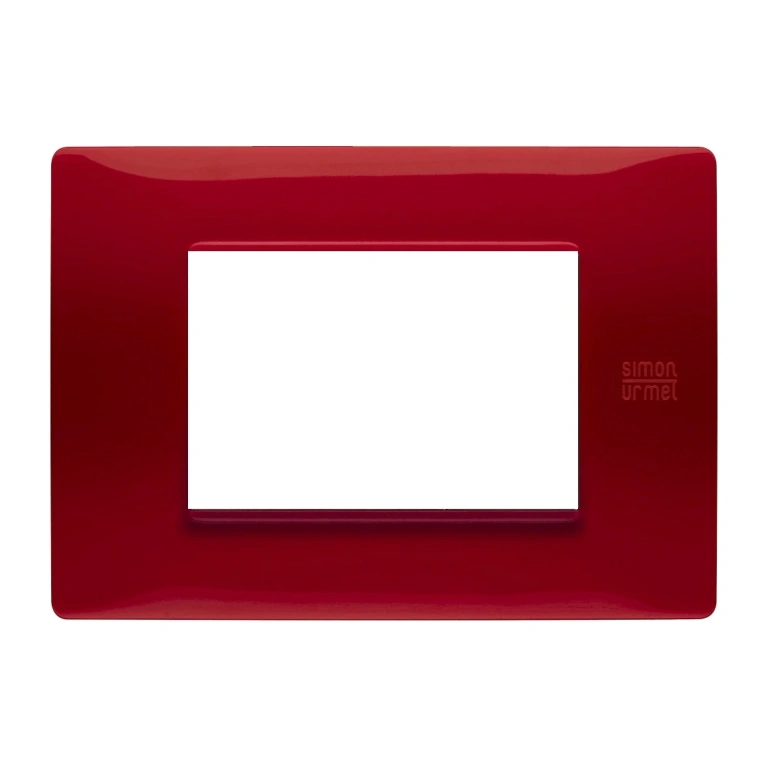 pvc тримодулна рамка, red, simon urmet, flexa, 11803.rs