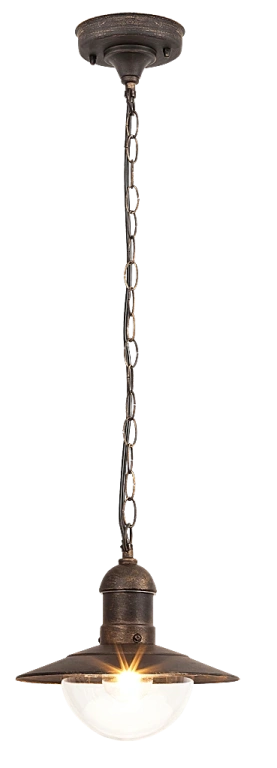 Метален градински пендел, antique gold, rabalux, oslo, 1x60w, 8737