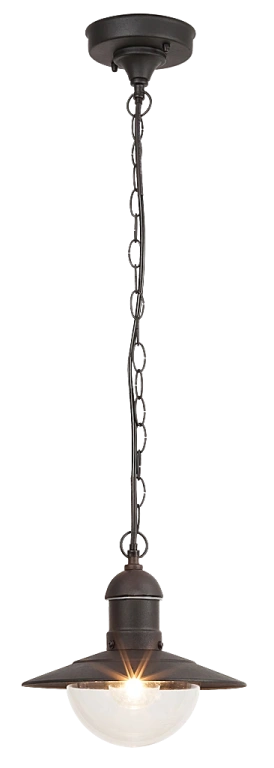 метален градински пендел, black, rabalux, oslo, 1x60w, 8717