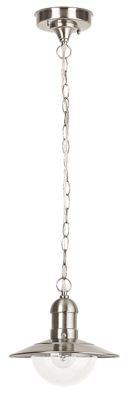 метален градински пендел, stainless steel, rabalux, oslo, 1x60w, 8764