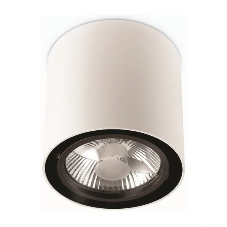 метална луна, bianco, ideal lux, mood pl1 big round, 1x50w, 140872