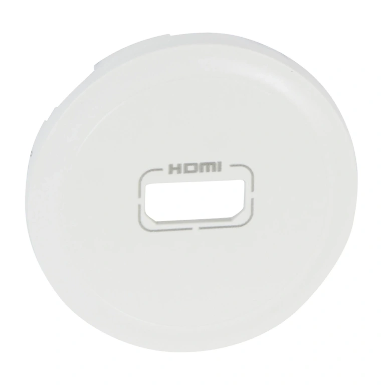 лицев панел за hdmi аудио/видео розетка, бял, legrand, celiane, 68216