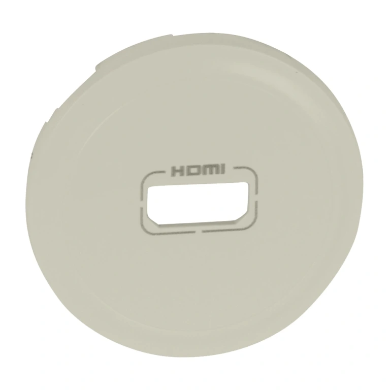Лицев панел за hdmi аудио/видео розетка, твърда връзка, крем, legrand, celiane, 66288