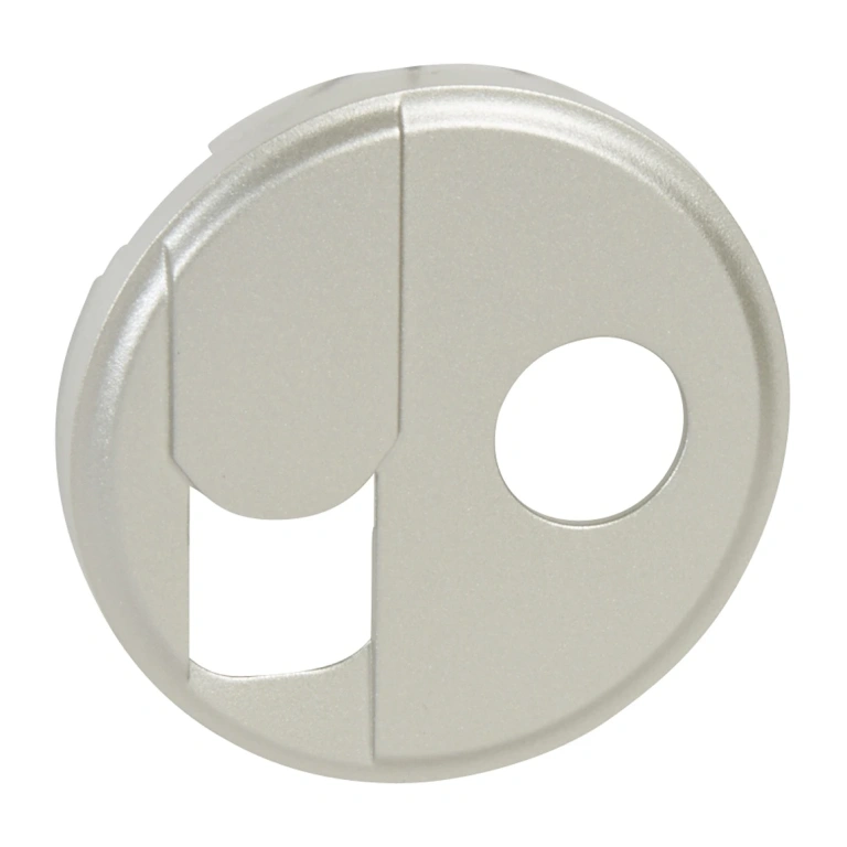 лицев панел за компютърна  и tv розетка, титан, legrand, celiane, 68539