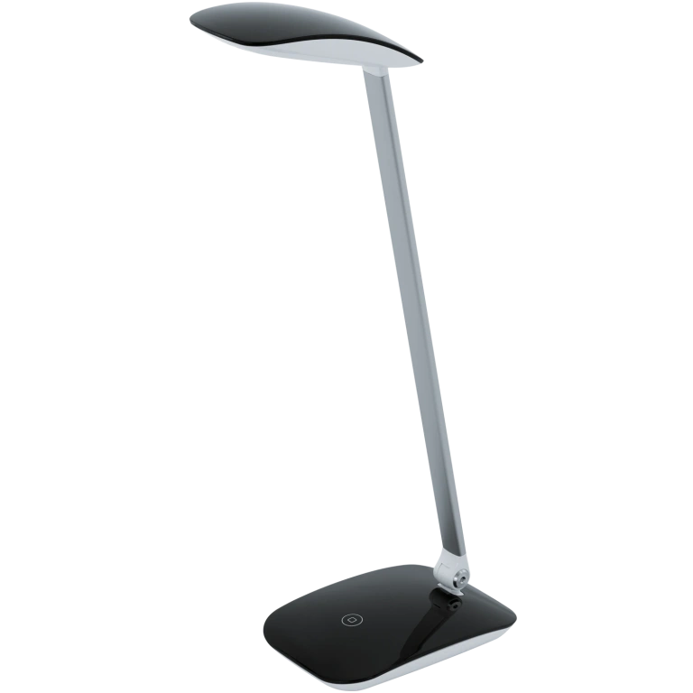 pvc работна лампа, black, eglo, cajero, led 5w, 4000k, 540lm, 95696