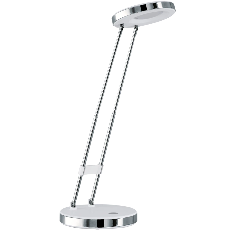 метална работна лампа, chrome, eglo, gexo, led 3w, 3000k, 220lm, 93077