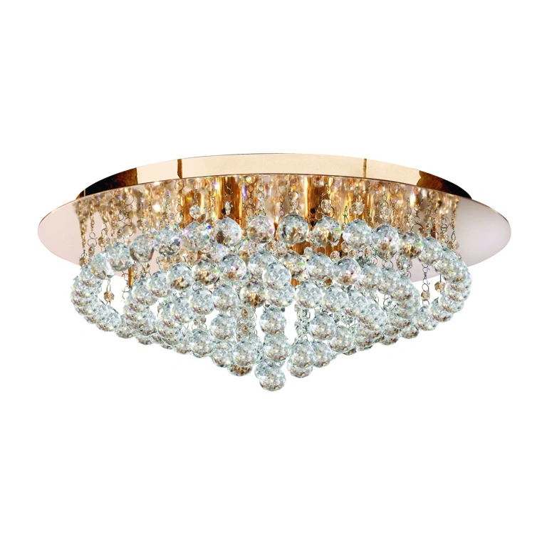плафон, gold, searchlight, hanna, 8x7w, 3408-8go