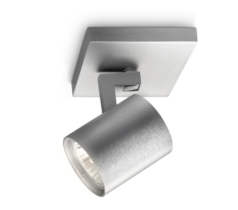 метален спот, aluminium, philips, runner, 1x50w, 53090/48/12