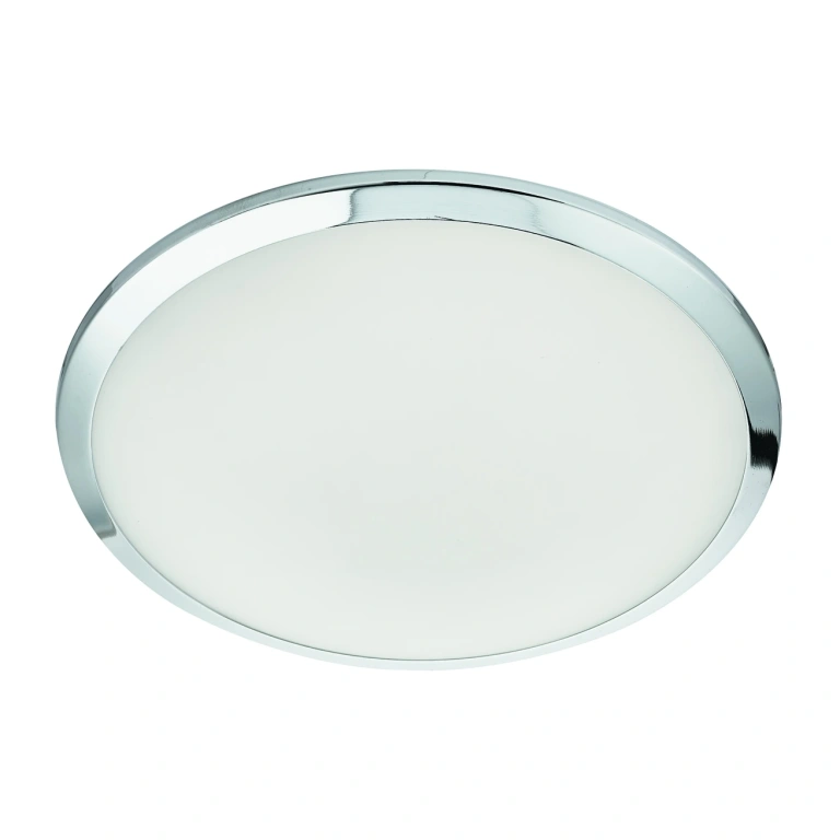 Стъклен плафон, chrome, searchlight, led bathroom, led 1x12w, 3000k, 800lm, 7938-30cc
