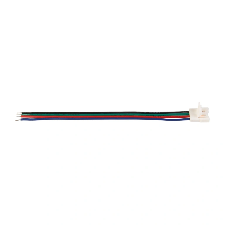 Гъвкав конектор за rgb led лента, 10mm, 5бр., ultralux, pkk10rgb
