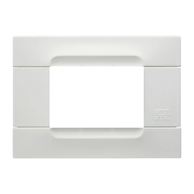 pvc тримодулна рамка, white helsinki, simon urmet, kadra,10803.b