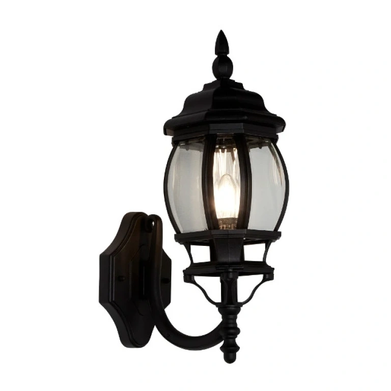 Метален градински аплик, black, searchlight, bel aire, 1x40w, 7144-1