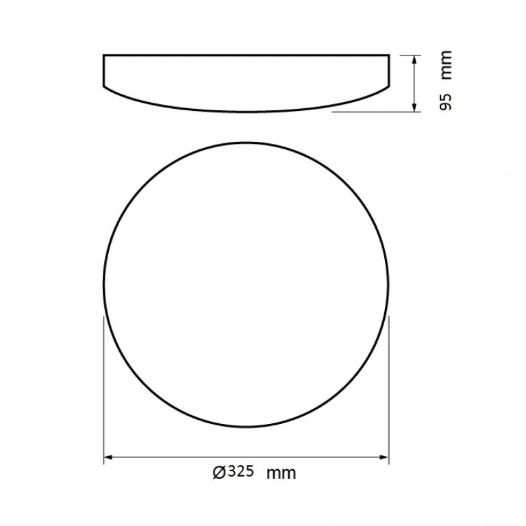 Led плафон, бял, ultralux, 18w, бяла светлина, 4000k, 1200lm, spld1840