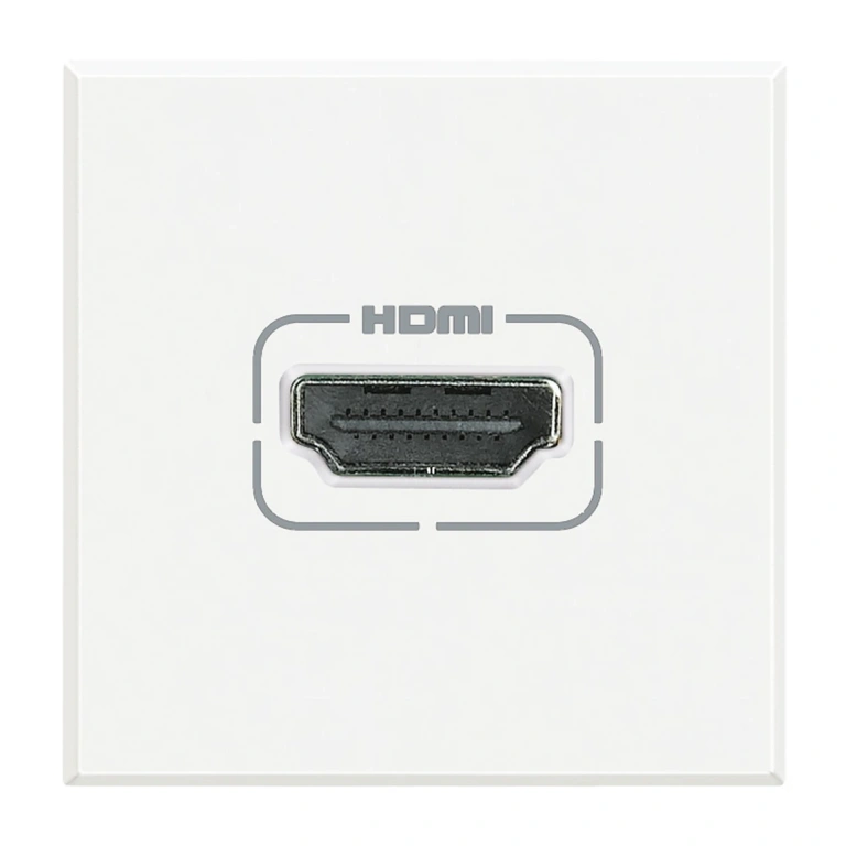 hdmi розетка, white, bticino, axolute, hd4284