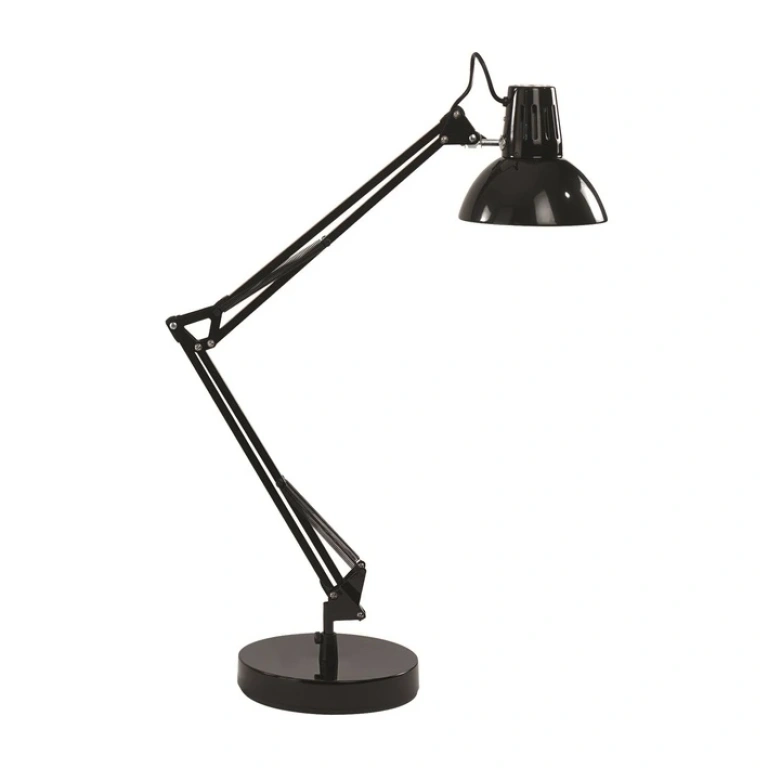 Метална работна лампа, nero, ideal lux, wally tl1, 1x42w, 061191