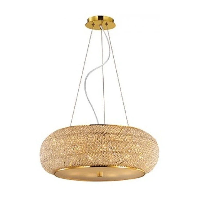 Кристален полилей, oro, ideal lux, pasha sp10, 10x40w, 082257