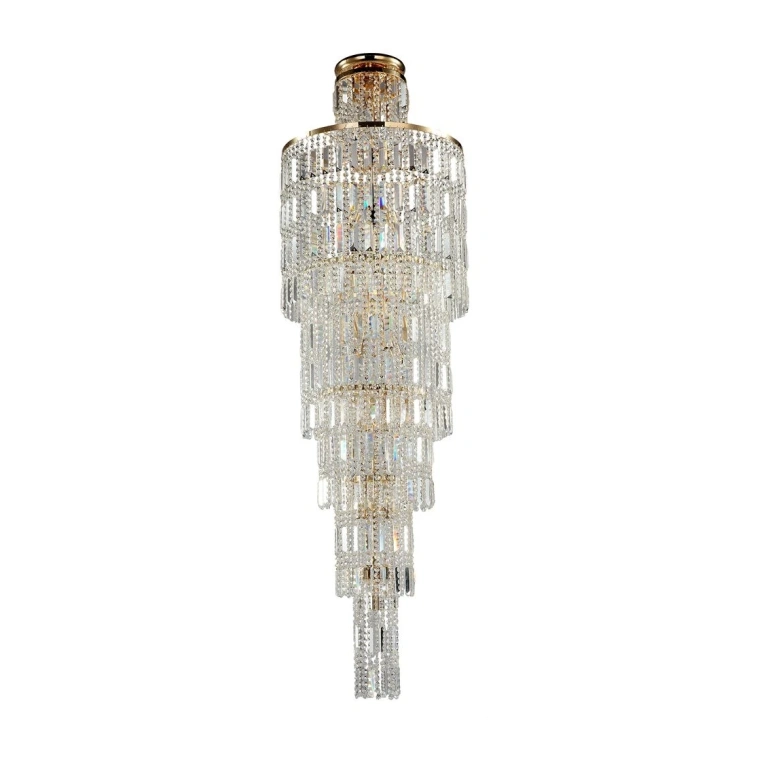 Кристален полилей, gold, maytoni, niagara, 16x40w, dia003-pt50-g