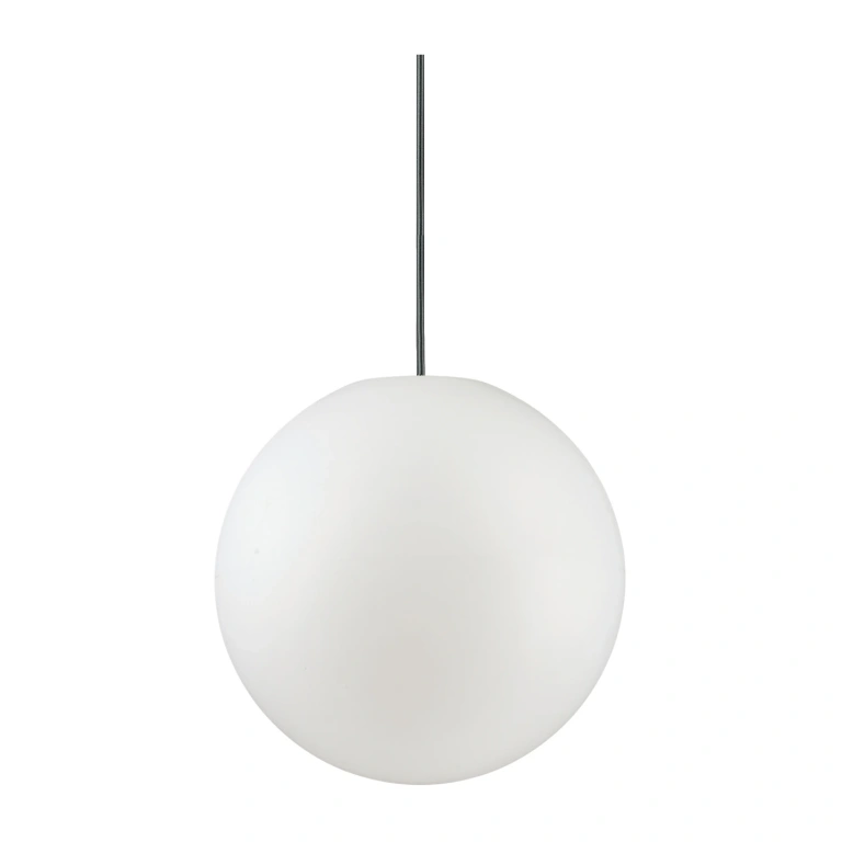 Pvc градинско тяло, bianco, ideal lux, sole sp1 small, 1x60w, 135991