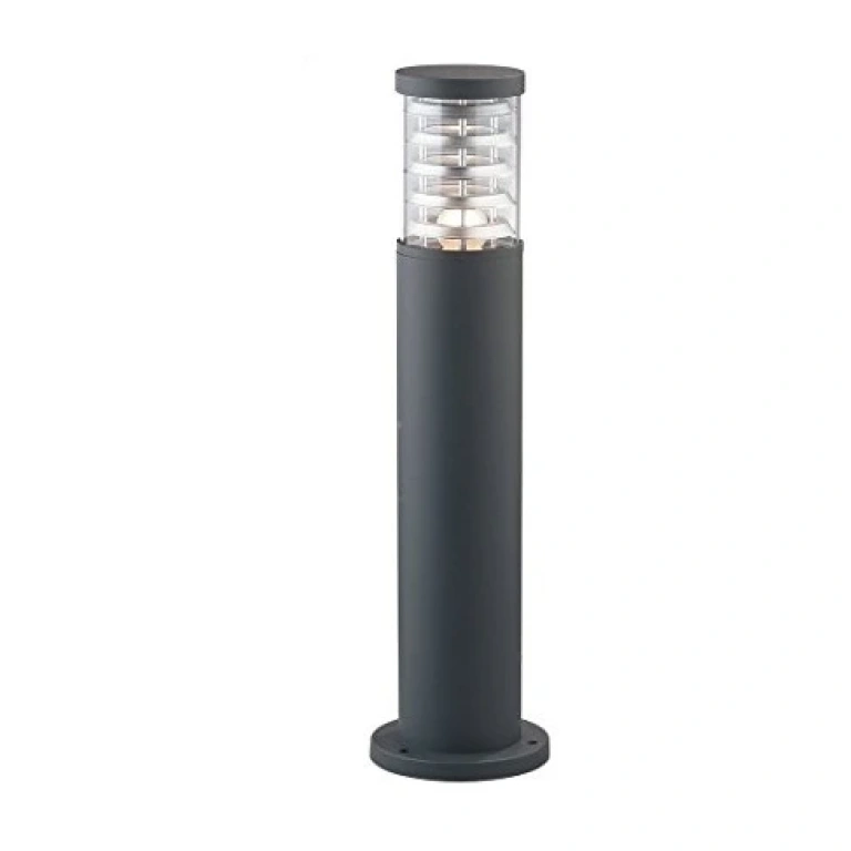 метално градинско тяло, antracite, ideal lux, tronco pt1 small, 1x60w, 026985