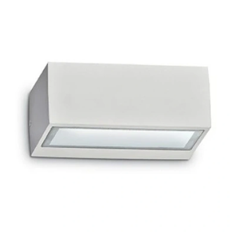 метално градинско тяло, bianco, ideal lux, twin ap1, 1x28w, 115351