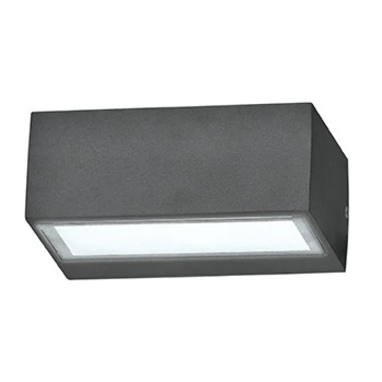 Метално градинско тяло, nero, ideal lux, twin ap1, 1x28w, 115375