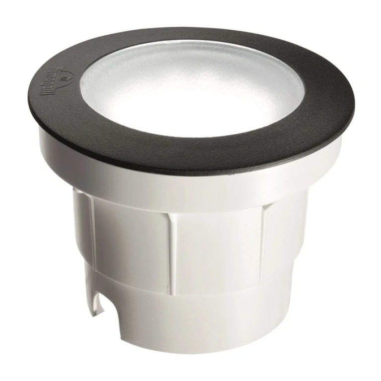 Луна за земя, nero, ideal lux, ceci fi1 round, led 1x10w, 120324