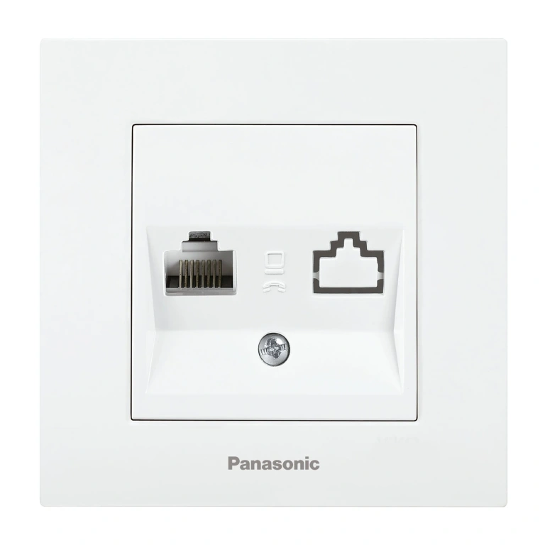компютърна розетка rj45 cat.5., бяла, viko, karre Panasonic, wktc04042wh