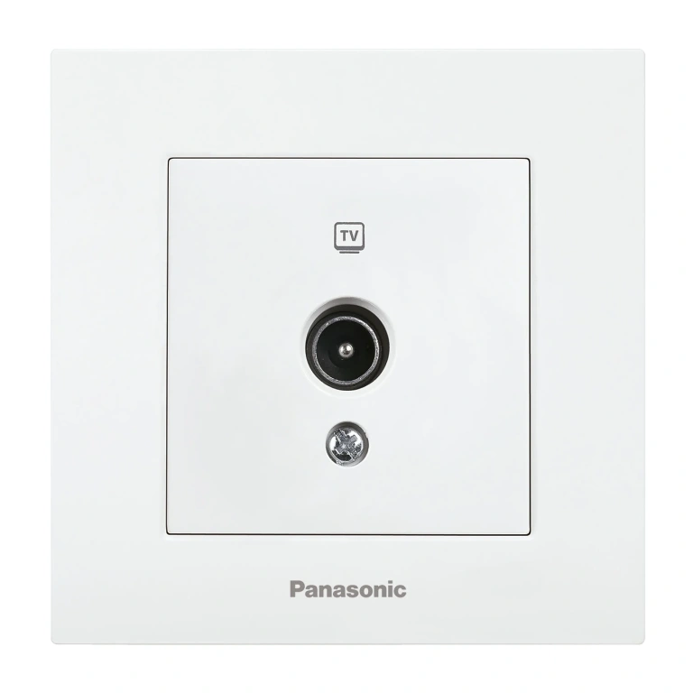 телевизионна розетка, бяла, viko, karre Panasonic, wktc04522wh