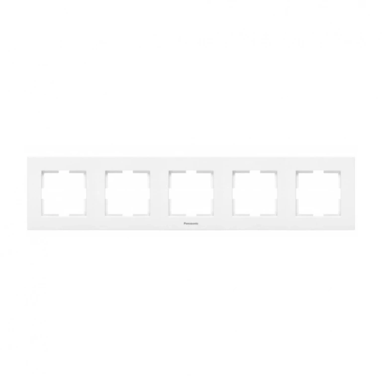 петорна рамка хоризонтална, бяла, viko, karre Panasonic, wktf08052wh