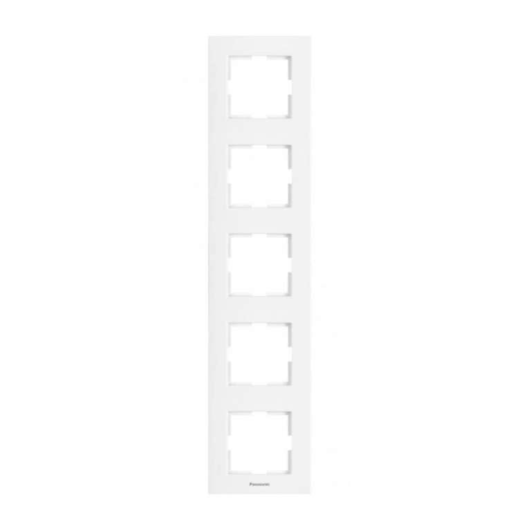 петорна рамка вертикална, бяла, viko, karre Panasonic, wktf08152wh