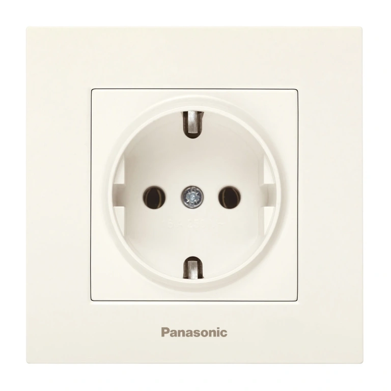 контакт шуко, крем, viko, karre Panasonic, wktc02022bg