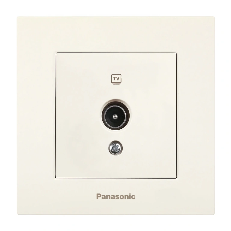 телевизионна розетка, крем, viko, karre Panasonic, wktc04522bg