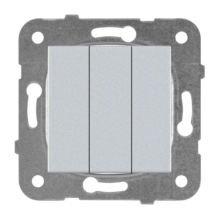 троен ключ, сив, viko, karre Panasonic, wktt00152sl