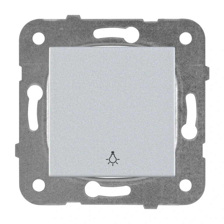 ключ бутон стълбищен, сив, viko, karre Panasonic, wktt00162sl