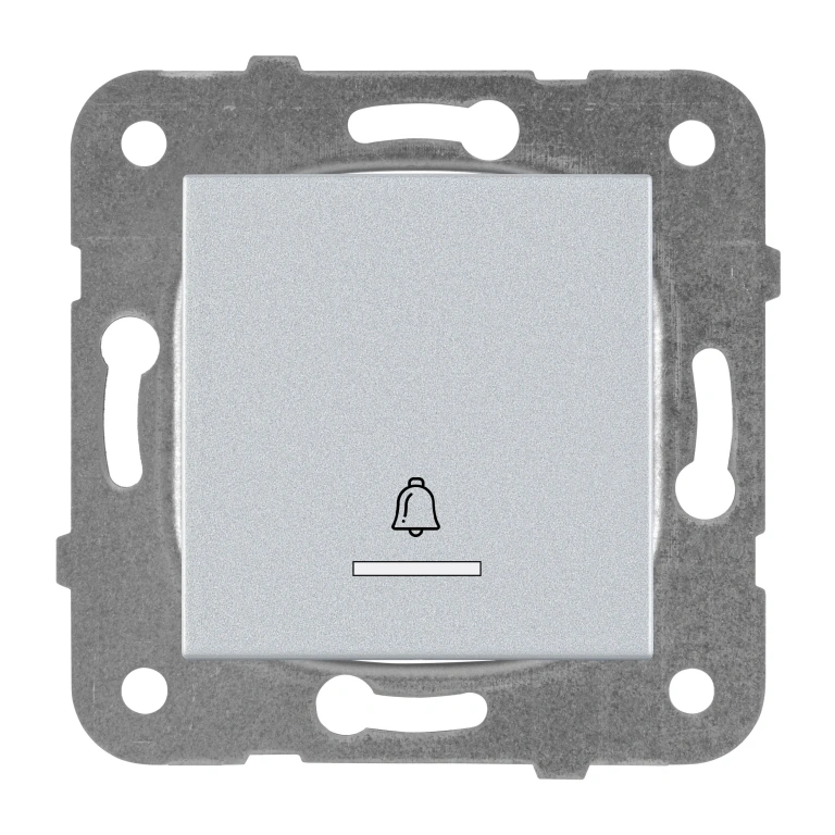ключ бутон стълбищен с индикаторна лапичка, сив, viko, karre Panasonic, wktt00172sl
