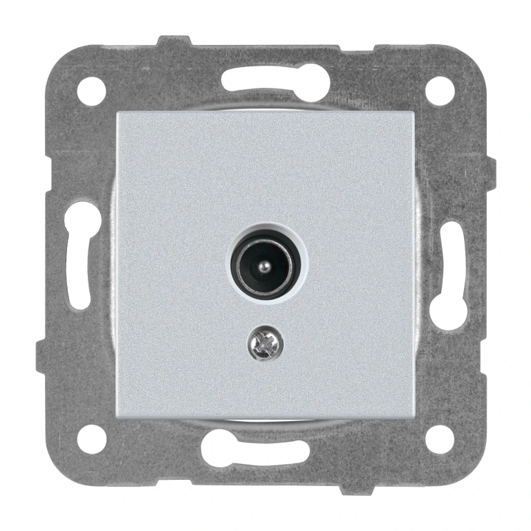 телевизионна розетка, сива, viko, karre Panasonic, wktt04542sl