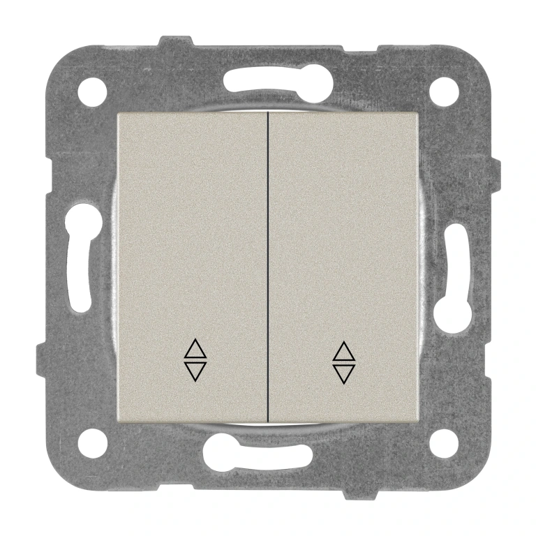 двоен девиаторен ключ сх.6, бронз, viko, karre Panasonic, wktt00112br