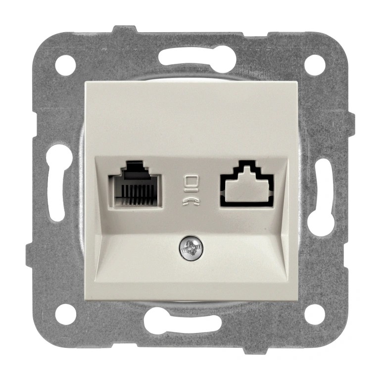 компютърна розетка rj45 cat.5, бронз, viko, karre Panasonic, wktt04042br