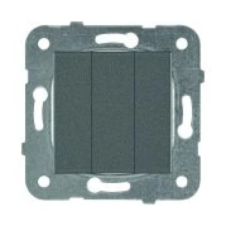 троен ключ, тъмно сив, viko, karre Panasonic, wktt00152dg