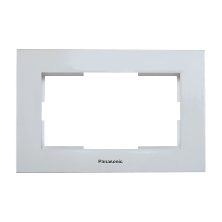 рамка за двоен контакт, сива, viko, karre Panasonic, wktf08092sl
