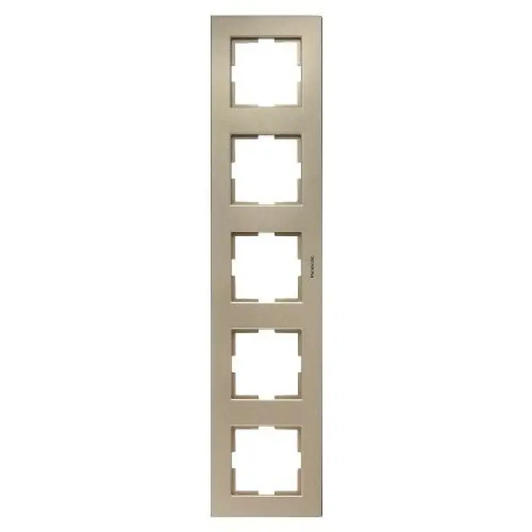 петорна рамка вертикална, бронз, viko, karre Panasonic, wktf08152br