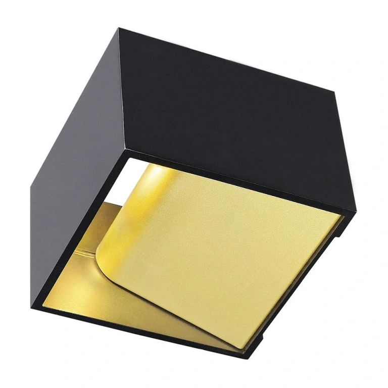 метален аплик, black/brass, slv, logs in, led 1x5w, 3000k, 270lm, 151320