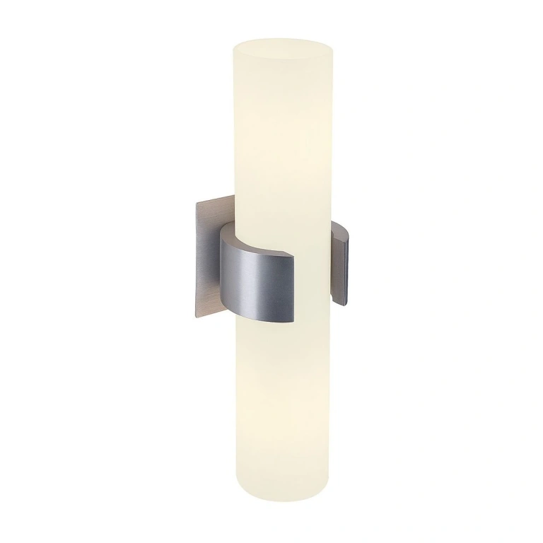 Стъклен аплик, aluminium brushed, slv, dena 2, 2x40w, 147529