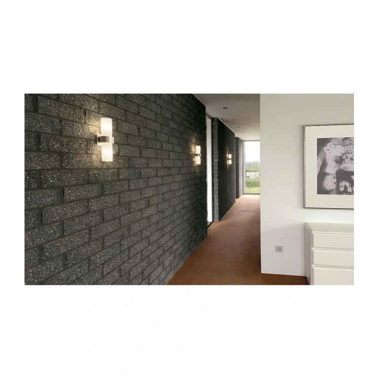 Стъклен аплик, aluminium brushed, slv, dena 2, 2x40w, 147529